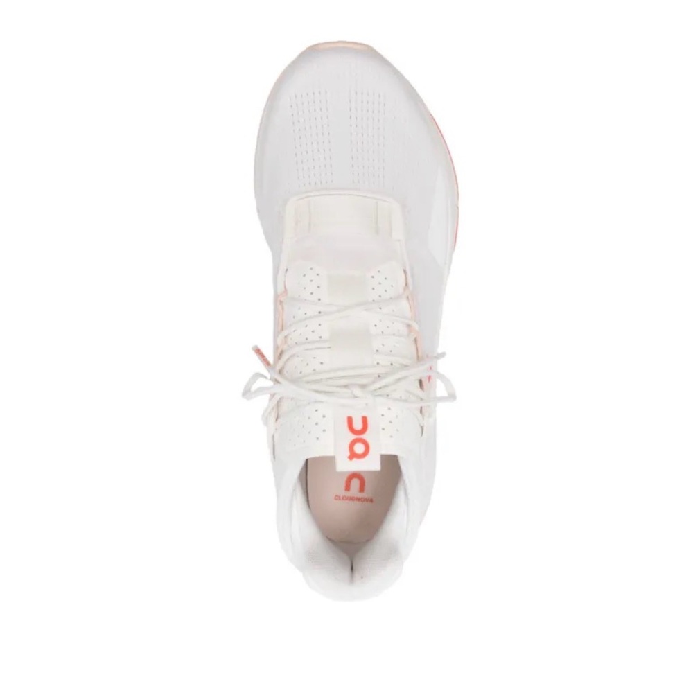 On Cloudnova 2 sneakers MEN white/flame shoes running cloud orange - Picture 4 of 7